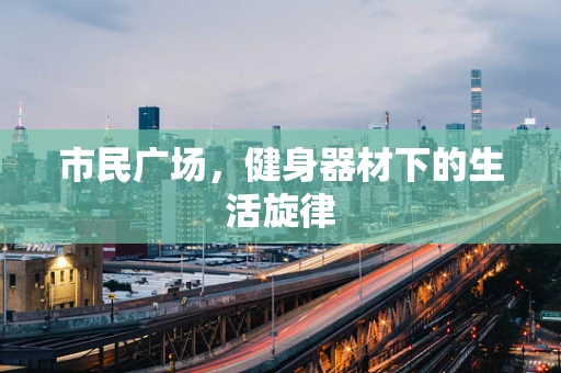 市民广场，健身器材下的生活旋律