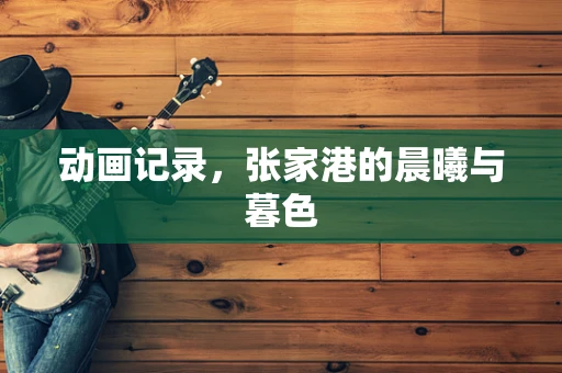 动画记录，张家港的晨曦与暮色