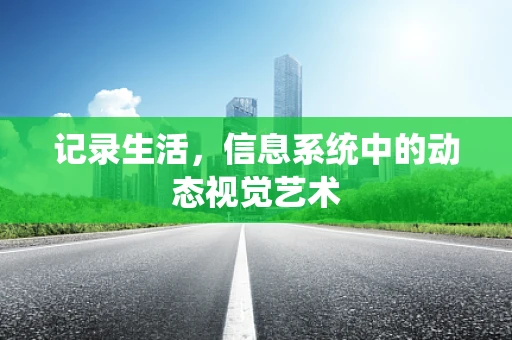记录生活，信息系统中的动态视觉艺术