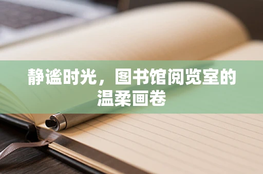 静谧时光，图书馆阅览室的温柔画卷