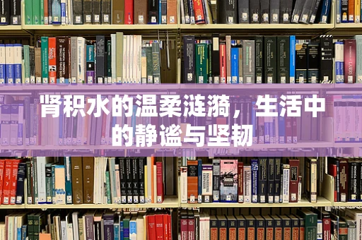 肾积水的温柔涟漪，生活中的静谧与坚韧