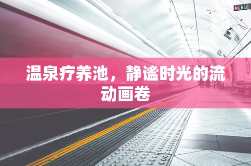 温泉疗养池，静谧时光的流动画卷
