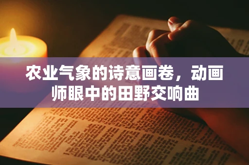 农业气象的诗意画卷，动画师眼中的田野交响曲