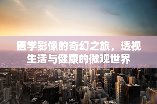 医学影像的奇幻之旅，透视生活与健康的微观世界
