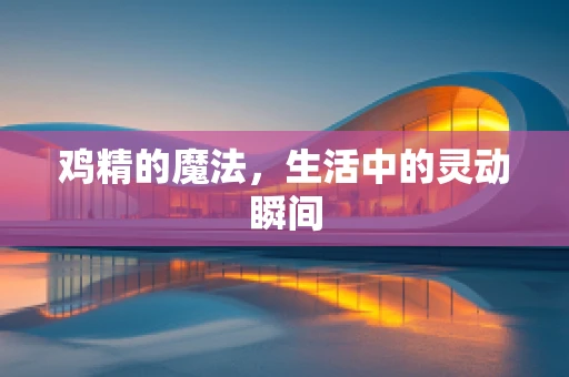 鸡精的魔法，生活中的灵动瞬间