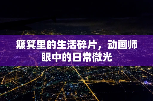 簸箕里的生活碎片，动画师眼中的日常微光