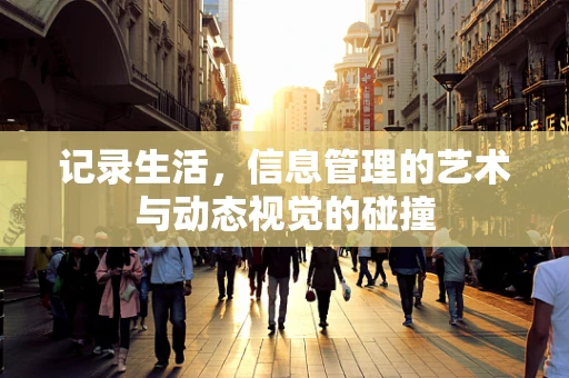 记录生活，信息管理的艺术与动态视觉的碰撞