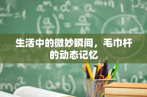 生活中的微妙瞬间，毛巾杆的动态记忆