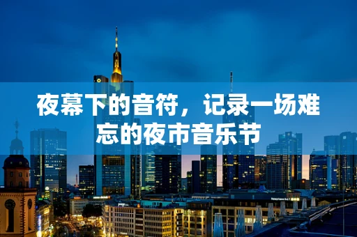 夜幕下的音符，记录一场难忘的夜市音乐节