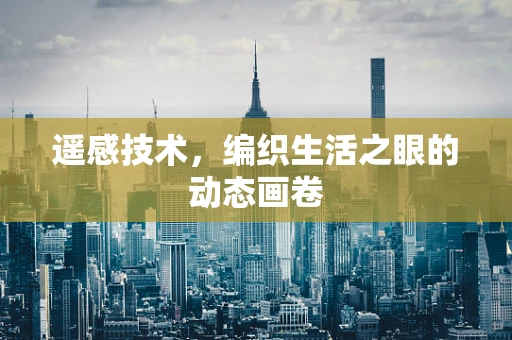 遥感技术，编织生活之眼的动态画卷