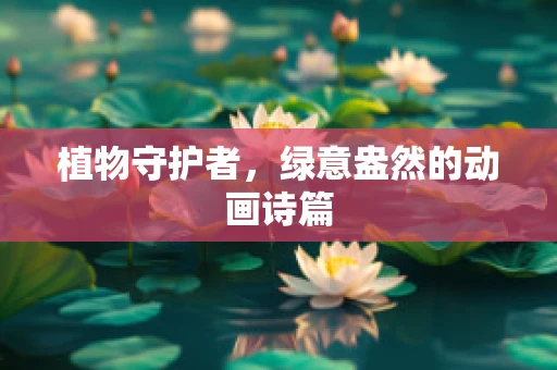 植物守护者，绿意盎然的动画诗篇