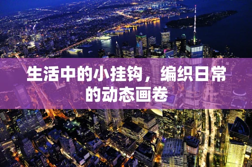 生活中的小挂钩，编织日常的动态画卷