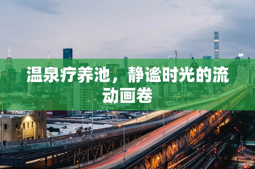温泉疗养池，静谧时光的流动画卷