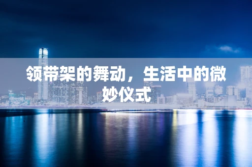 领带架的舞动，生活中的微妙仪式