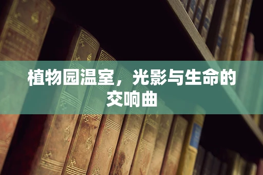 植物园温室，光影与生命的交响曲