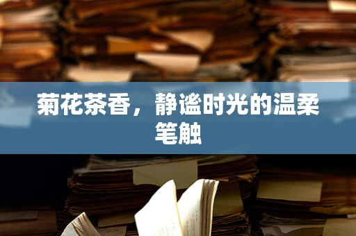 菊花茶香，静谧时光的温柔笔触