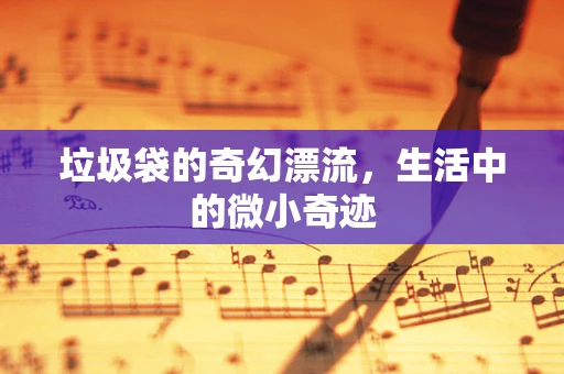 垃圾袋的奇幻漂流，生活中的微小奇迹