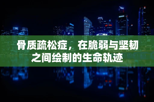 骨质疏松症，在脆弱与坚韧之间绘制的生命轨迹