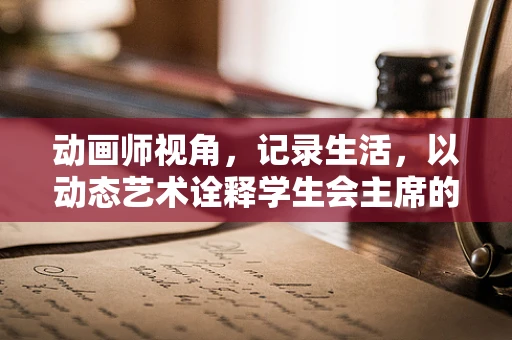 动画师视角，记录生活，以动态艺术诠释学生会主席的青春篇章