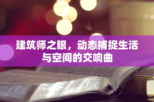 建筑师之眼，动态捕捉生活与空间的交响曲