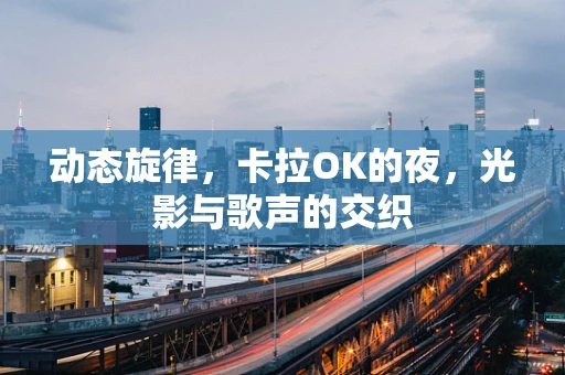 动态旋律，卡拉OK的夜，光影与歌声的交织