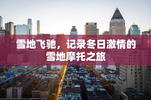 雪地飞驰，记录冬日激情的雪地摩托之旅