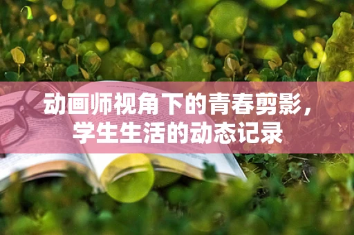 动画师视角下的青春剪影，学生生活的动态记录