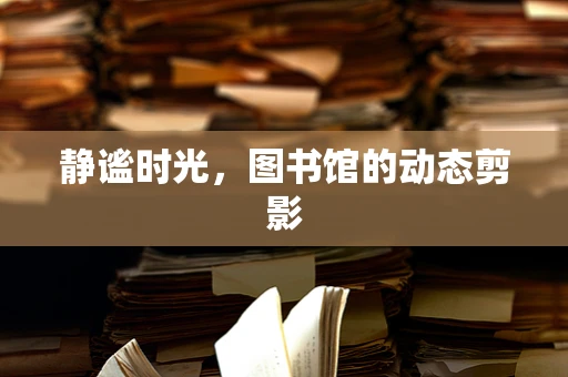 静谧时光，图书馆的动态剪影