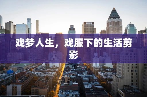 戏梦人生，戏服下的生活剪影