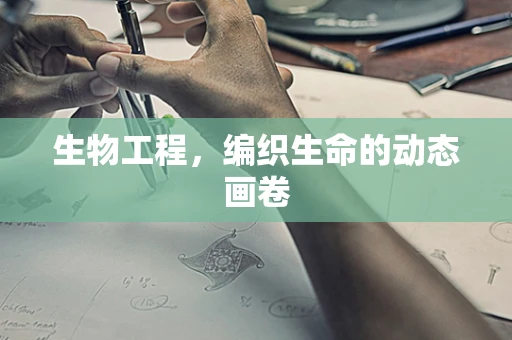 生物工程，编织生命的动态画卷