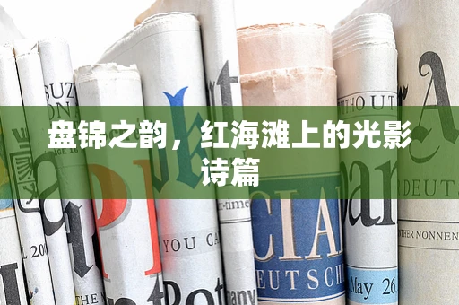 盘锦之韵，红海滩上的光影诗篇