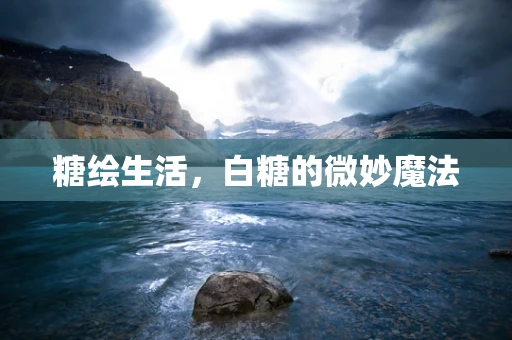 糖绘生活，白糖的微妙魔法