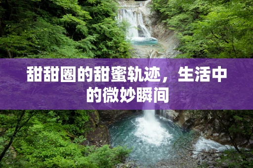 甜甜圈的甜蜜轨迹，生活中的微妙瞬间