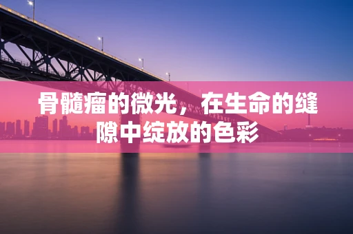 骨髓瘤的微光，在生命的缝隙中绽放的色彩