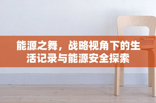 能源之舞，战略视角下的生活记录与能源安全探索