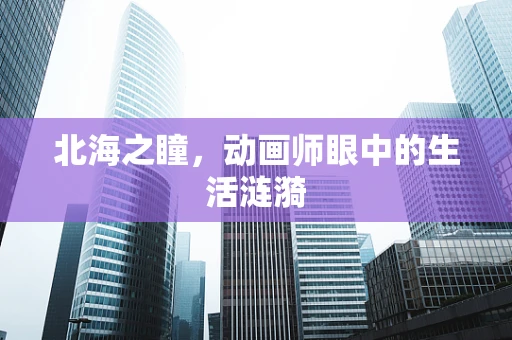 北海之瞳，动画师眼中的生活涟漪