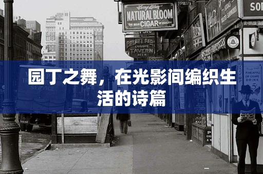 园丁之舞，在光影间编织生活的诗篇