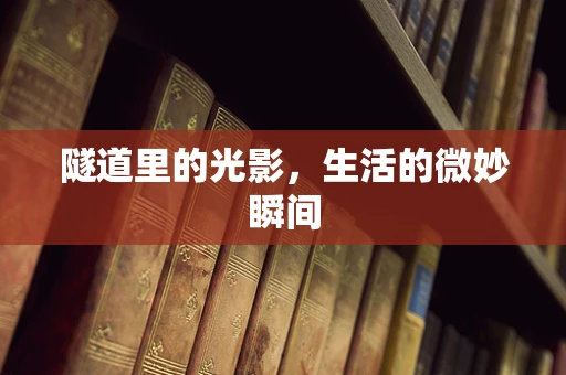 隧道里的光影，生活的微妙瞬间