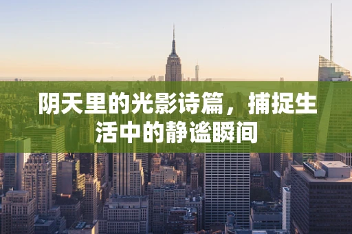 阴天里的光影诗篇，捕捉生活中的静谧瞬间