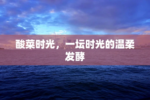 酸菜时光，一坛时光的温柔发酵