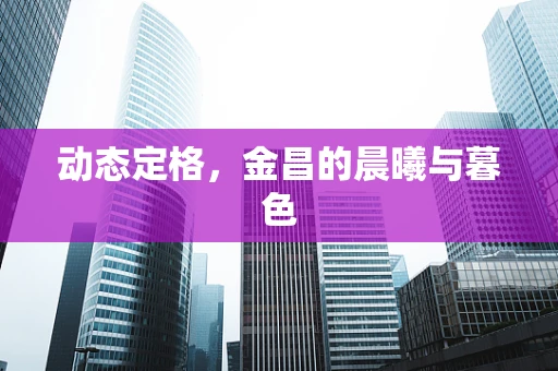 动态定格，金昌的晨曦与暮色