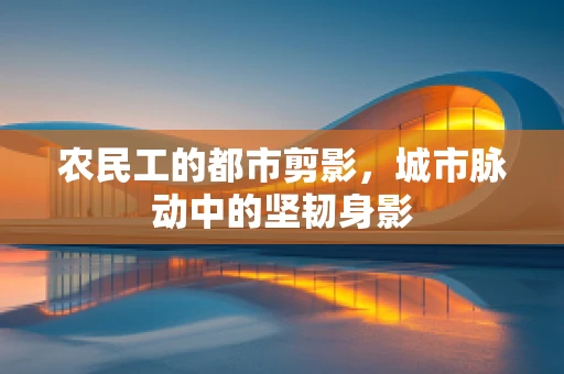 农民工的都市剪影，城市脉动中的坚韧身影