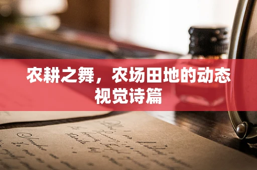 农耕之舞，农场田地的动态视觉诗篇