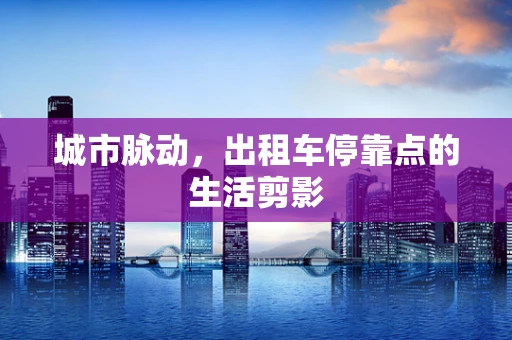 城市脉动，出租车停靠点的生活剪影