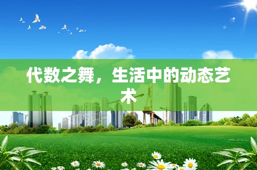 代数之舞，生活中的动态艺术
