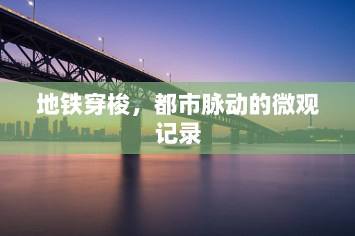 地铁穿梭，都市脉动的微观记录