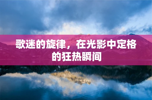 歌迷的旋律，在光影中定格的狂热瞬间