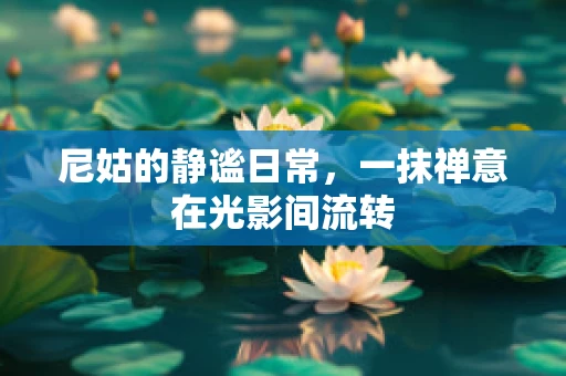 尼姑的静谧日常，一抹禅意在光影间流转