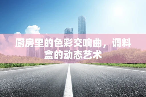 厨房里的色彩交响曲，调料盒的动态艺术