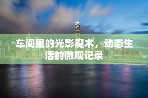 车间里的光影魔术，动态生活的微观记录